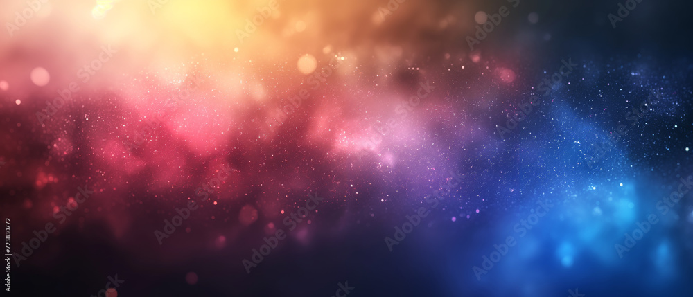 Abstract background, gradient glitter flares