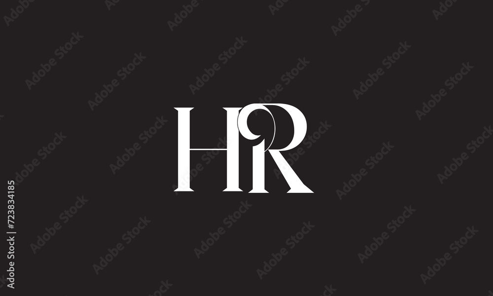 HR, RH, R , H , Abstract Letters Logo Monogram HR, RH, R , H , Abstract Letters Logo Monogram