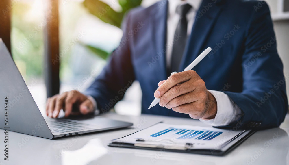 businessman signs digital contract with stylus pen on tablet, symbolizing modern, efficient business transactions businessman signs digital contract with stylus pen on tablet, symbolizing modern, efficient business transactions