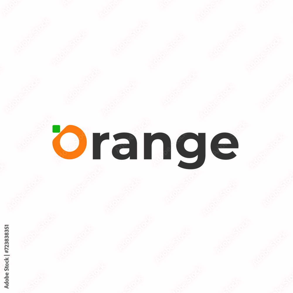 design logo text orange fruit design logo text orange fruit