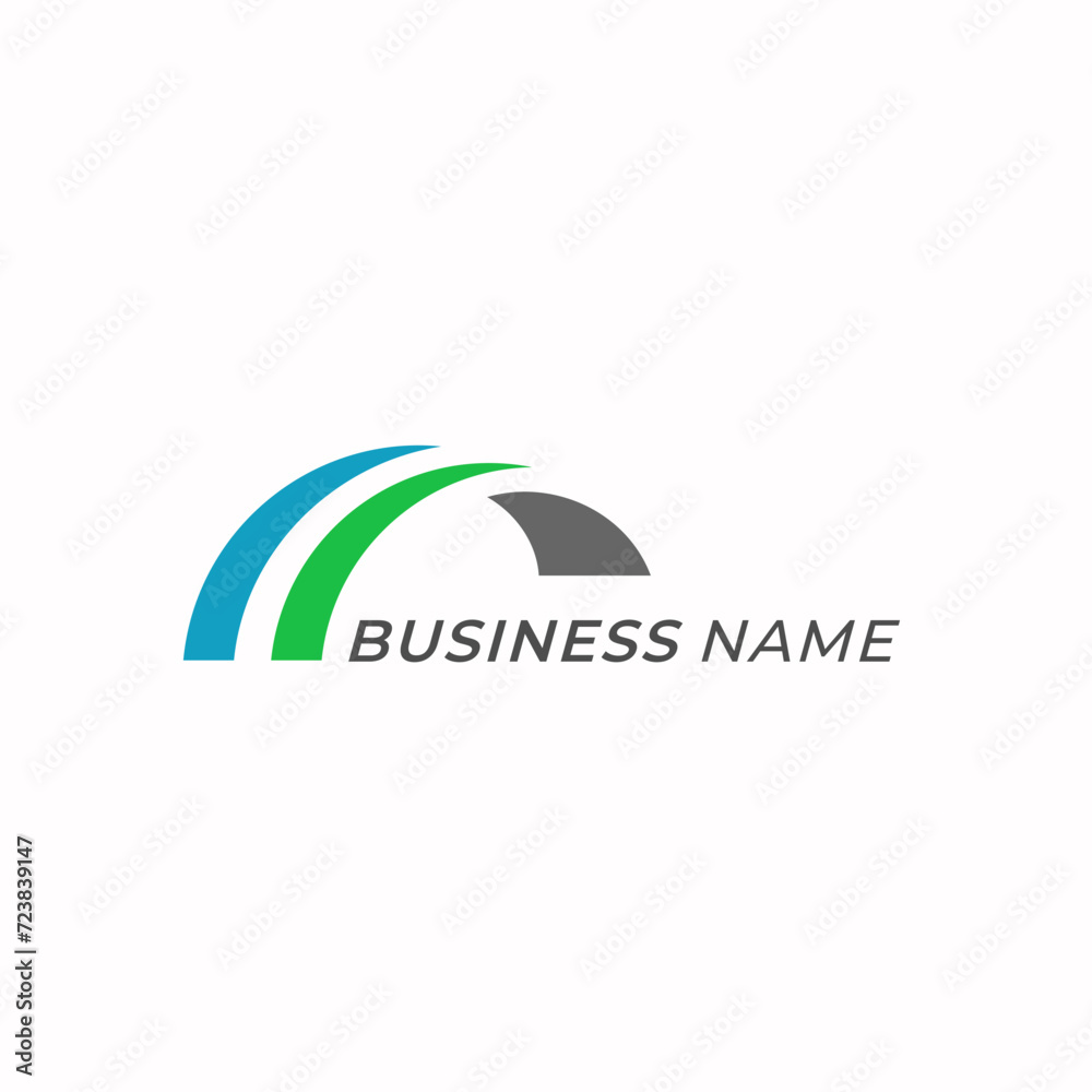 design logo creative road bridge