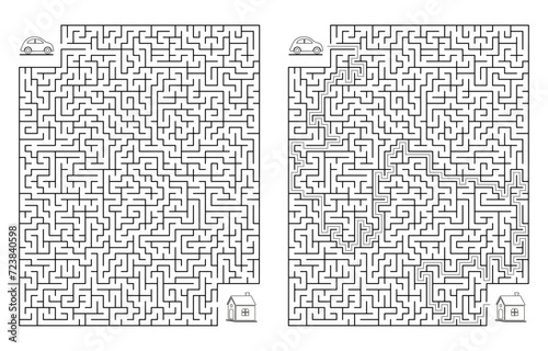 Vector Maze game hard, but the challenge makes it exciting and rewarding when you finally find your way out.