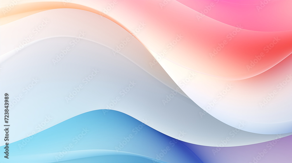 Obraz premium wavy gradient color background