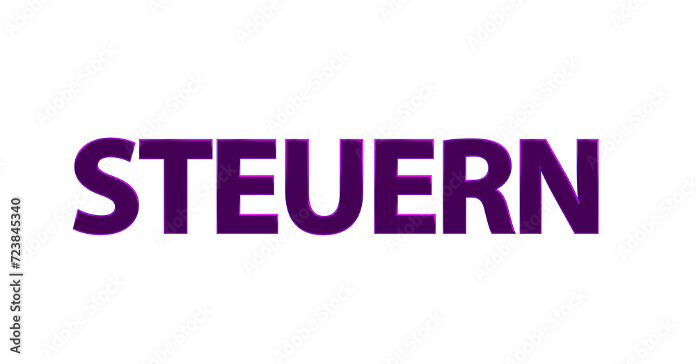 Steuern - violette plakative 3D-Schrift, Abgaben, Finanzamt, Einkommensteuer, Umsatzsteuer, Körperschaftsteuer, Mehrwertsteuer, Steuerpflicht, Business, Freisteller, Rendering Steuern - violette plakative 3D-Schrift, Abgaben, Finanzamt, Einkommensteuer, Umsatzsteuer, Körperschaftsteuer, Mehrwertsteuer, Steuerpflicht, Business, Freisteller, Rendering