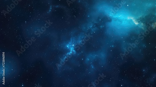 The cosmos filled with countless stars, Ai generated