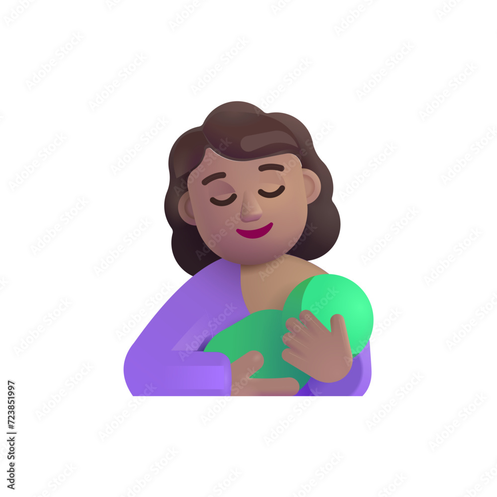 Breast-Feeding : Medium Skin Tone Breast-Feeding : Medium Skin Tone
