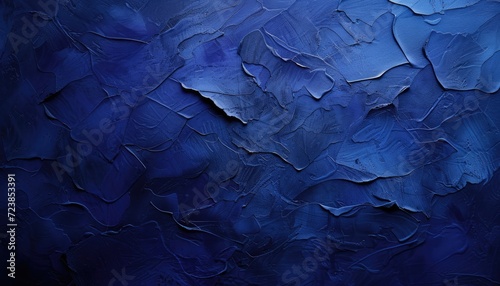 Dark blue paint texture background