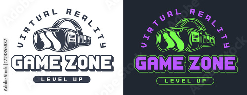 Game zone vintage style flyer