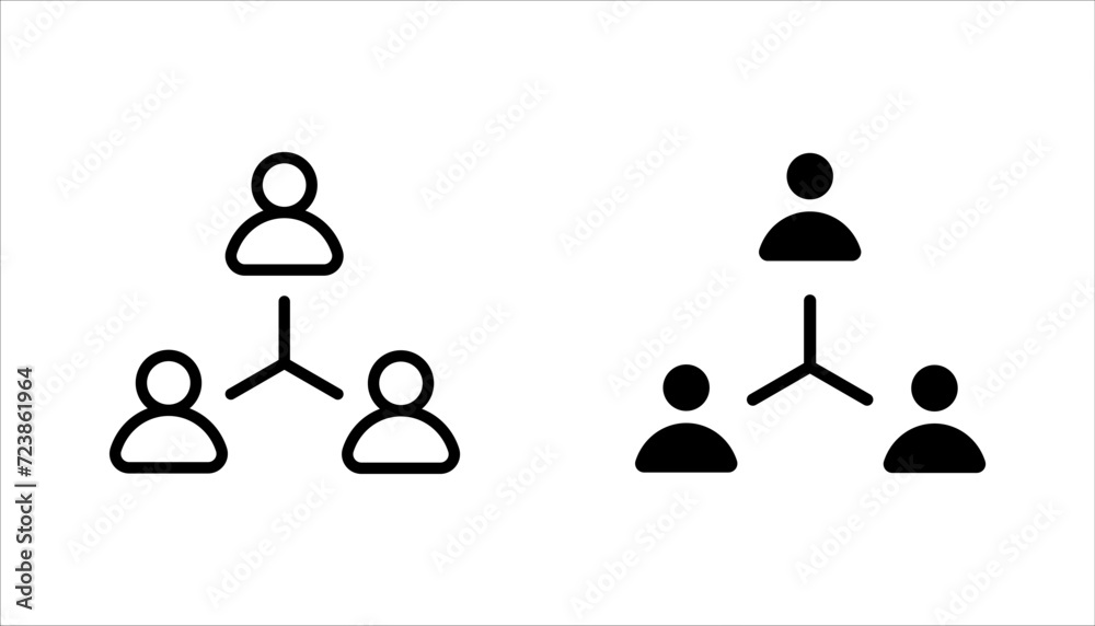 People Icons set, Person work group Team Vector. vector illustration on white background People Icons set, Person work group Team Vector. vector illustration on white background