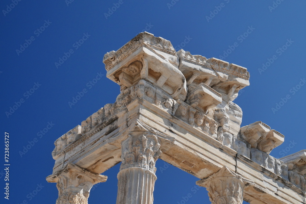 Fototapeta premium ancient greek temple Turkey Side