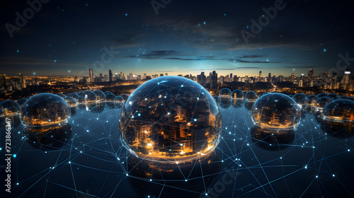 Business networking transformed a global communication background for modern enterprises ,,
Connected world HD 8K wallpaper Stock Photographic Image

 photo