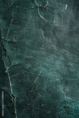 Green Old Textured Background with a few Scratches in the Style of Fabrics - Dark Gray Green Flat Cracked Surface Wallpaper created with Generative AI Technology