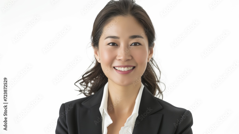 portrait of a young cheerful confident professional asian business woman portrait of a young cheerful confident professional asian business woman