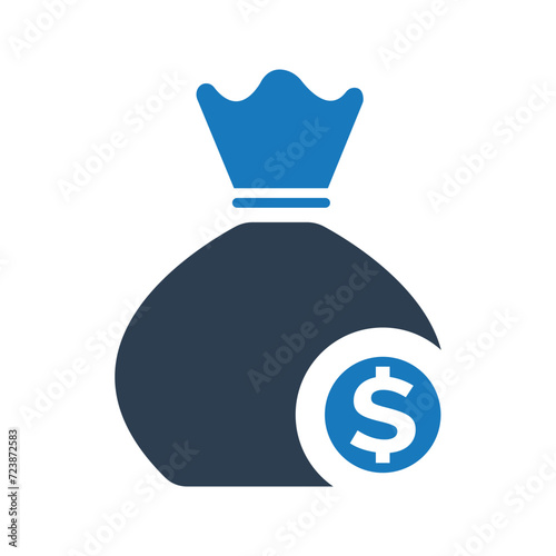 Business money icon