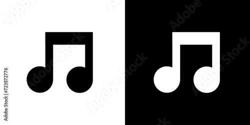 Musical Note Icon. Music icon. Musical scale. Electronics Icons. Mobile icon. PC icon. Black icon. Black Logo. Icon set.