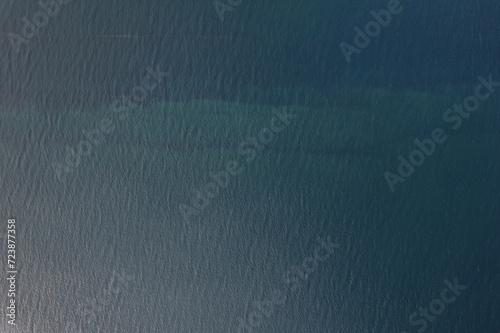 Texture of blue shallow sea water photo