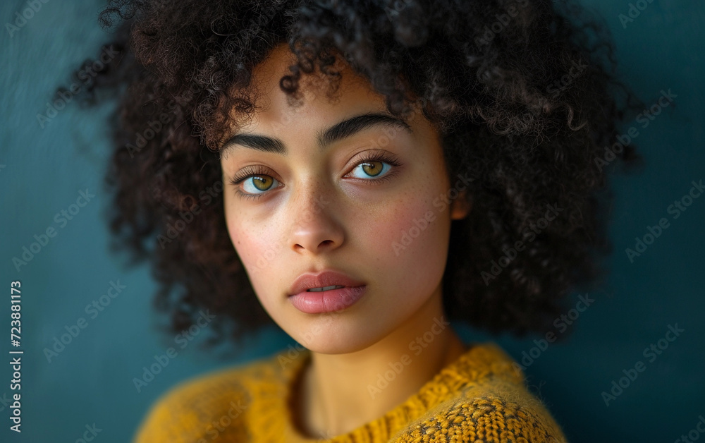 Close Up of a Person Wearing a Yellow Sweater Close Up of a Person Wearing a Yellow Sweater