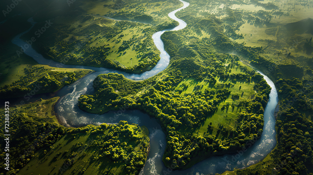 A Bird's-Eye River Tale: Above the Flow A Bird's-Eye River Tale: Above the Flow