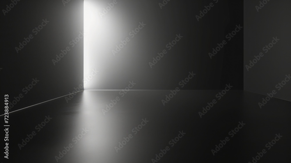 Studio room gradient background. Abstract black white gradient background. Studio room gradient background. Abstract black white gradient background.