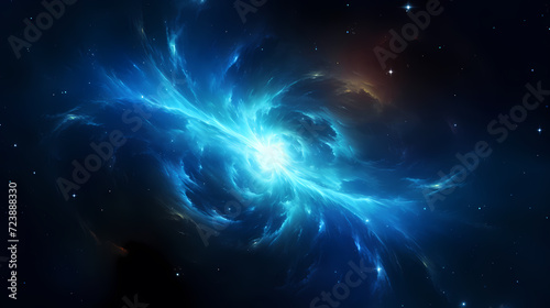 Cosmic illustration showing vibrant cosmic background