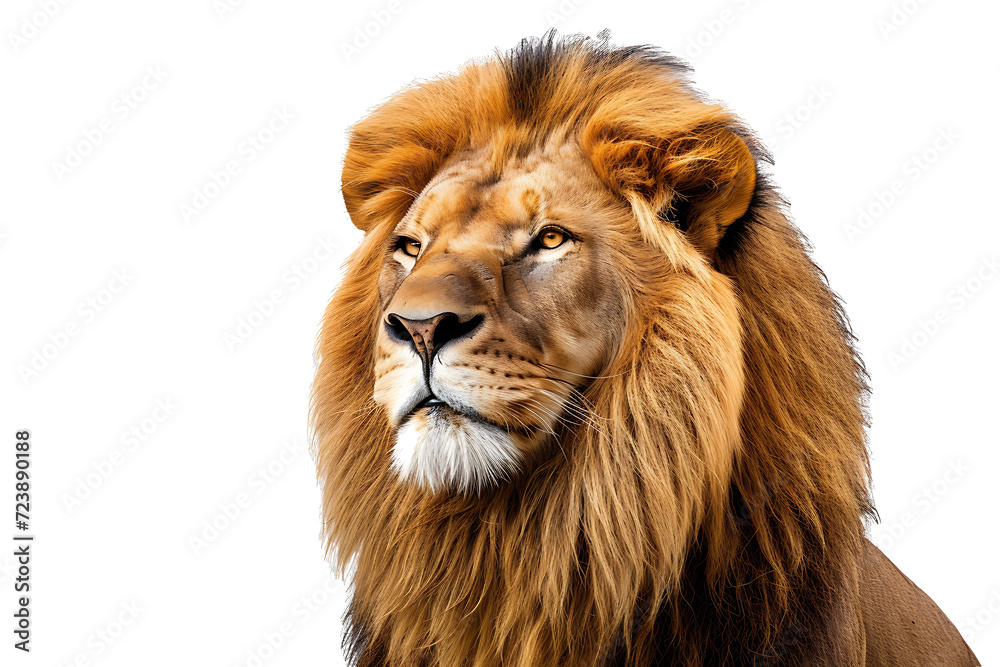 Lion on transparent background PNG