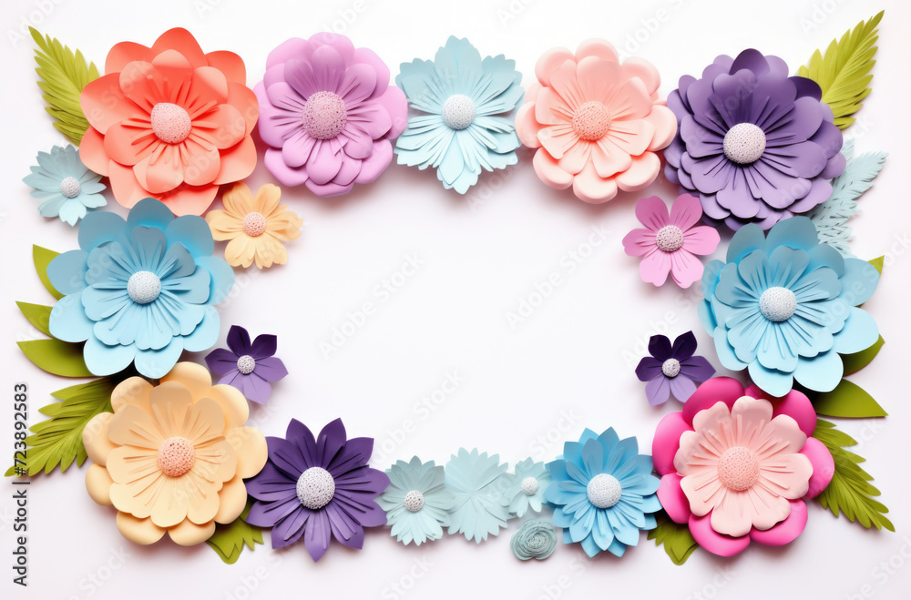 Colorful flowers paper background pattern lovely style Colorful flowers paper background pattern lovely style
