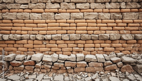 Vintage Abstract Texture of Aged Stone Wall