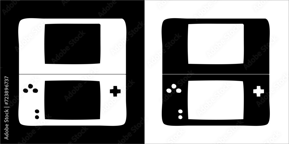 Illustration vector graphics of video game icon. Illustration vector graphics of video game icon.