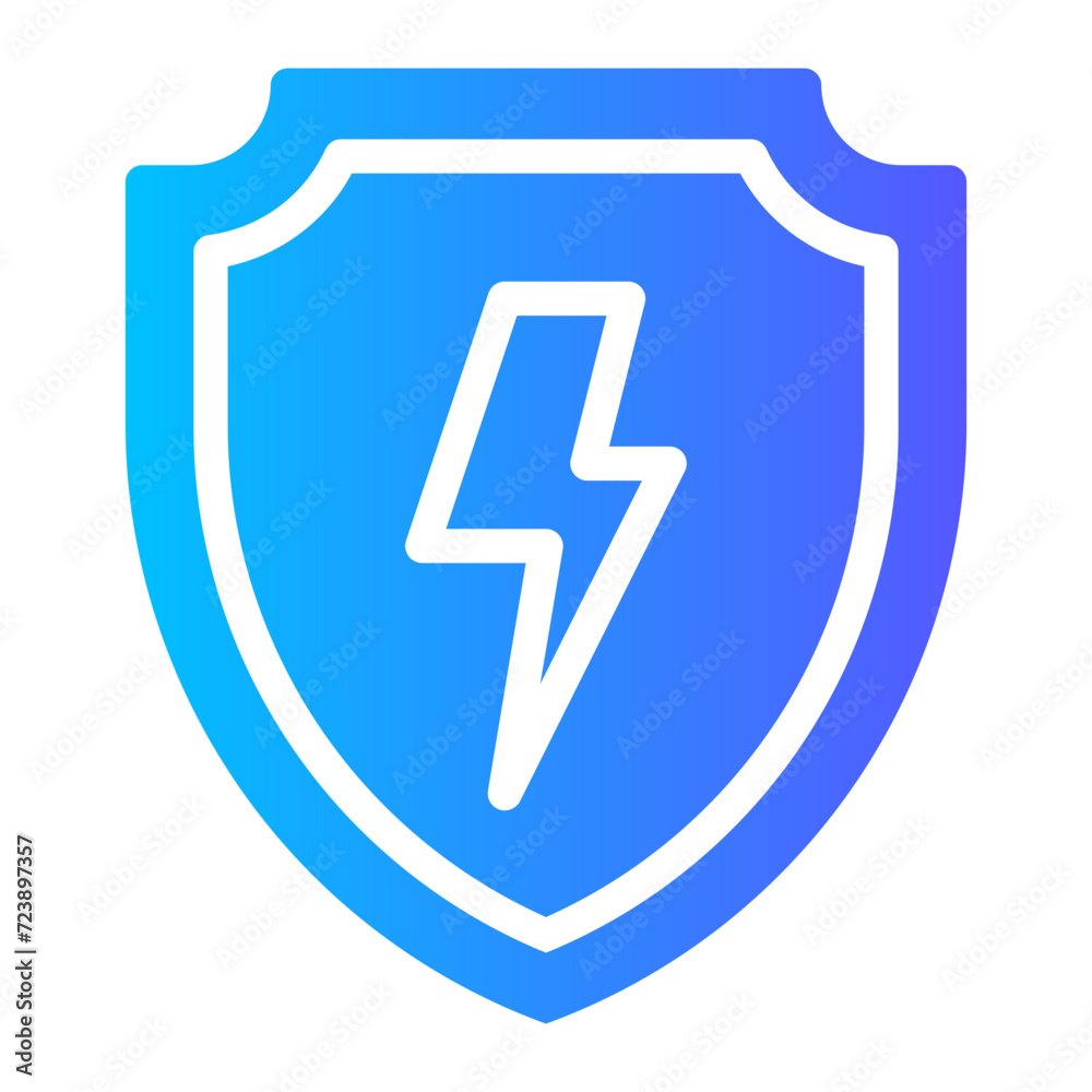 electric gradient icon electric gradient icon