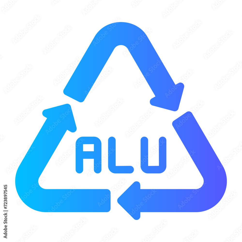 aluminium gradient icon aluminium gradient icon