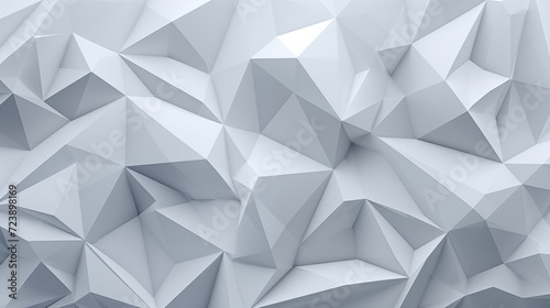3D polygon texture, gray lines, white effect, bright colors, geometric polygon background wallpaper.