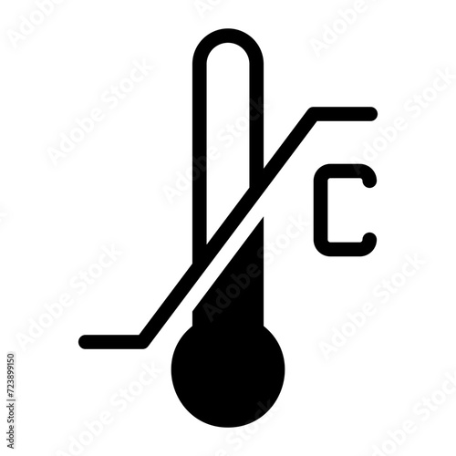 temperature glyph icon