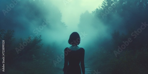 Spectral Woman With An Eerie Presence, Almost Ghostly In Nature. Сoncept Dark And Moody Portraits, Mysterious Figures, Supernatural Aesthetics, Hauntingly Beautiful, Enigmatic Beings