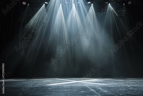 Contemporary dance stage light background