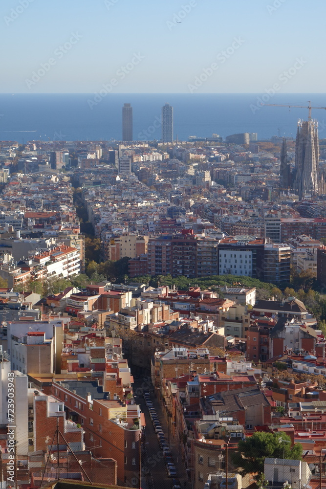 Barcelona von oben