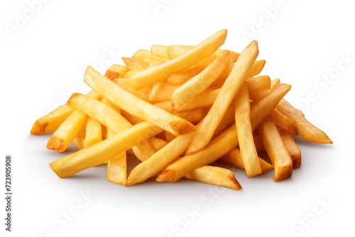 French Fries Isolated on Transparent Background 