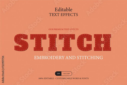 Stitch Mixed Text Effects 