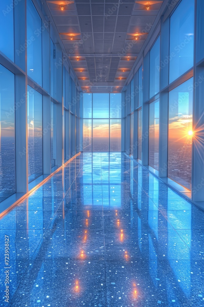 Fototapeta premium inside_view_from_the_70th_floor_at_sears_sky