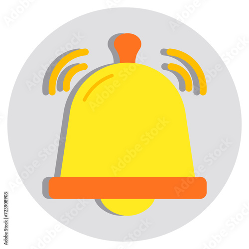       A trendy vector design of bell icon