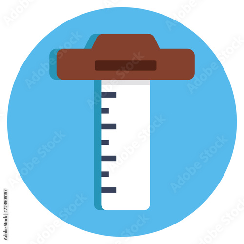 An icon design of vernier caliper 
