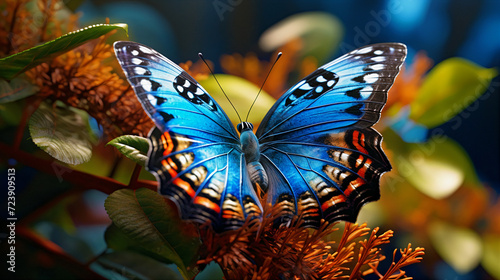 butterfly on flower 4k photo 