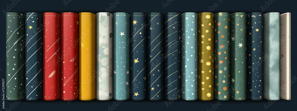 Vibrant Waves of Rainbow-Colored Wrapping Paper Shimmering in Delightful Harmony Vibrant Waves of Rainbow-Colored Wrapping Paper Shimmering in Delightful Harmony