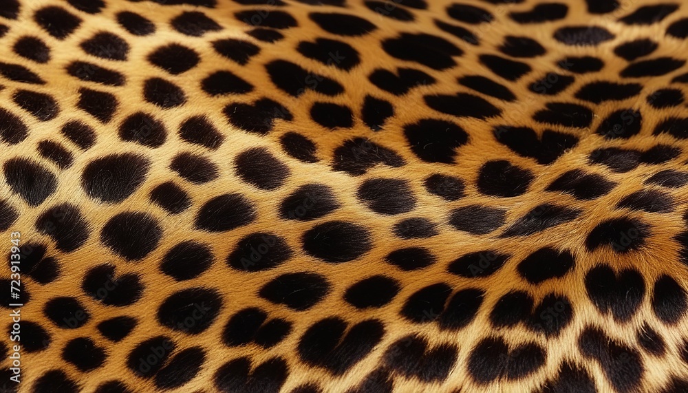 Brown Leopard Fur: A Colorful Spotted Pattern Background Brown Leopard Fur: A Colorful Spotted Pattern Background