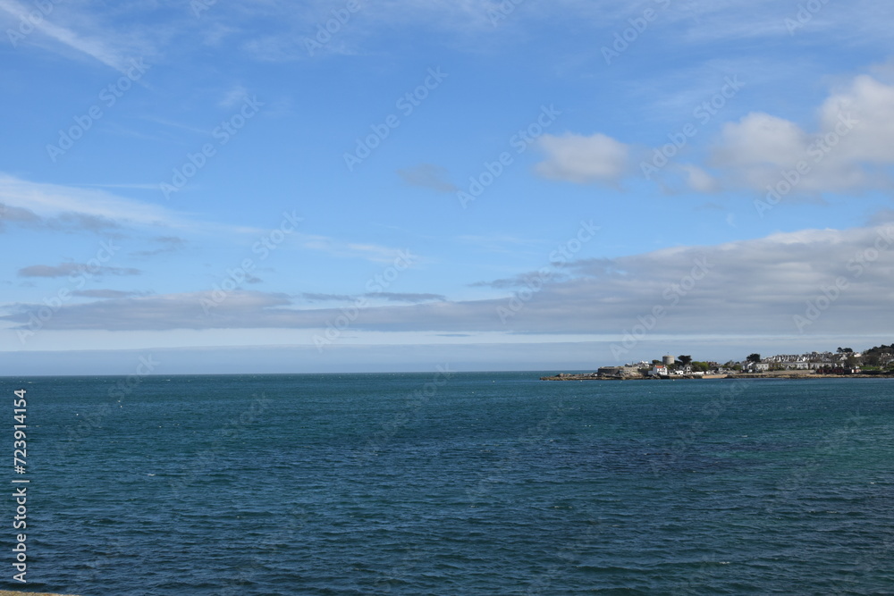 A view of Sandy Cove from Dun Laoghaire Harbour, Co. Dublin, Ireland