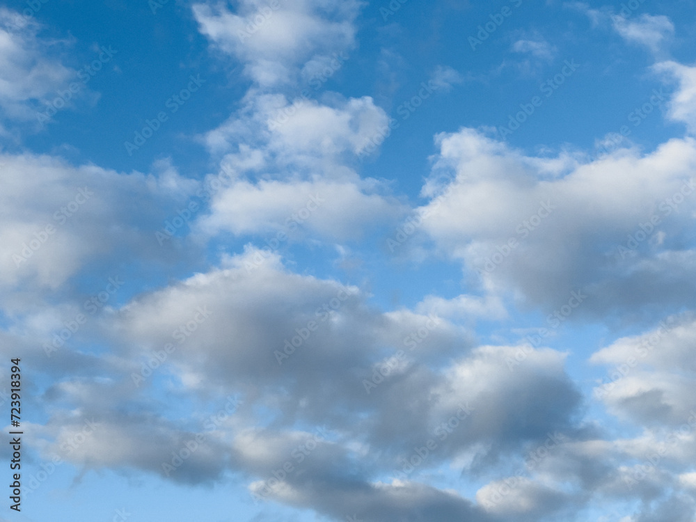 White clouds in the sky White clouds in the sky