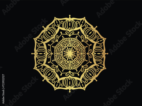 Simple Mandala Shapes for Coloring. Mandala Vector. Flower. Flower. Oriental. Book Pages. Outline.