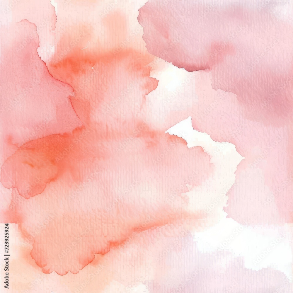 Abstract Peach Watercolor Background Abstract Peach Watercolor Background