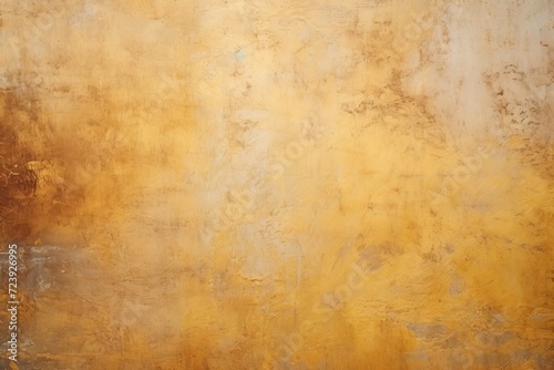 Textured abstract background with worn vintage grunge texture in gold  brown colors  worn paint strokes. 