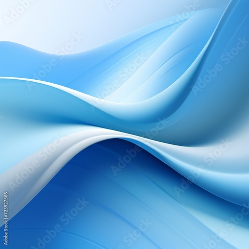 Soft blue smooth gradients background Generative Ai