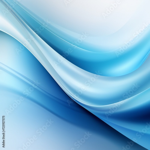 Soft blue smooth gradients background Generative Ai